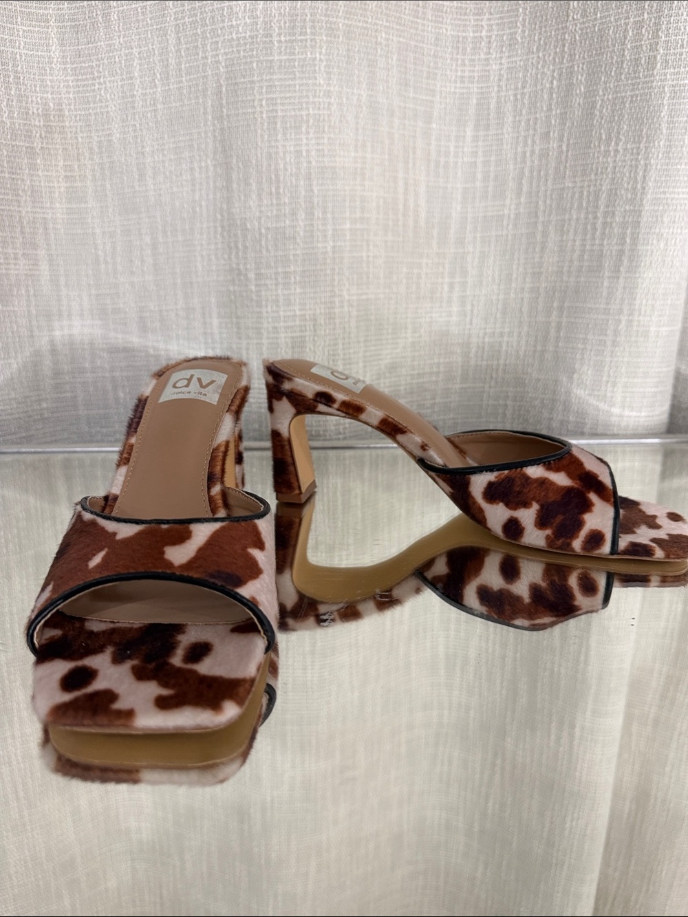 DV by Dolce Vita “Lennie A” cow print heel
